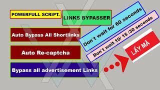 How to Bypass all Shortlinks with Re Captcha | Shortlinks Script | ByPass Short URL