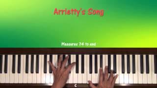 Arrietty's Song Piano Tutorial