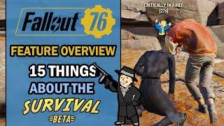 Fallout 76 – Feature Overview – 15 Essential Things You Need to Know About the SURVIVAL MODE BETA