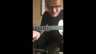 Ed Sheeran Instagram Live - 30.August.2018