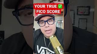 Your true FICO® score  #shorts