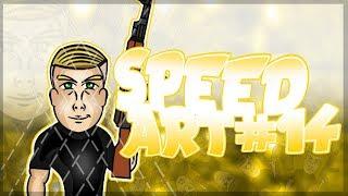 SPEED ART #14 - MASCOTTE HUMAINE FOR SIMPLE ARTAN !