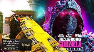 Lote GODZILLA TRACER PACK Y GUANTE B.E.S.T.I.A para MW3 Y WARZONE MOBILE