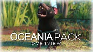 OCEANIA PACK OVERVIEW!!! || Planet Zoo Oceania Pack || All Animals and Scenery