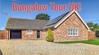 BUNGALOW TOUR UK  Superb Modern Property! For Sale £499,950 Sporle, Norfolk, Longsons Estate Agents.