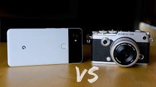 Crazy Comparison:  Google Pixel 2 XL (Smartphone) vs. Olympus Pen-F (Micro Four Thirds Camera)