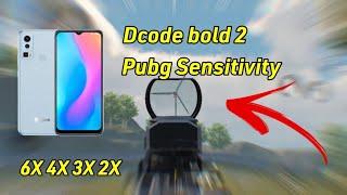 Dcode bold 2 PUBG BestSensitivity settings (BGMI) Zero Recoil