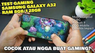 GAMING TEST SAMSUNG GALAXY A32 RAM 8GB/128GB - GOOD OR BAD?