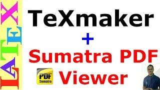 LaTeX: Texmaker with Sumatra PDF