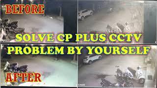 How to solve CP Plus CCTV HD Camera display setting problem, step by step guide in DVR setting.