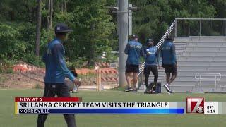 Sri Lanka cricket team visits the Triangle