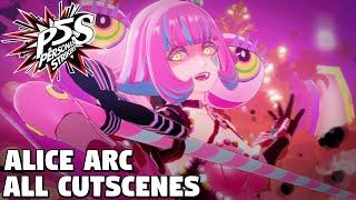 Persona 5 Strikers - Alice Arc ALL CUTSCENES