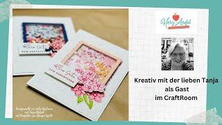 Stampin’Up! Rustikaler Charm trifft auf Rustikales Rosé Besuch in meinen CraftRoom von Tanja