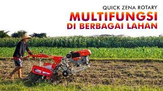 TRAKTOR TANGAN QUICK ZENA ROTARY | MULTIFUNGSI DI BERBAGAI LAHAN