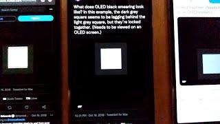 OLED black smear on Samsung S10e and A51