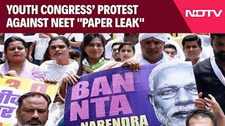 NEET Row | Youth Congress Members Protest In Delhi Against NEET "Paper Leak"