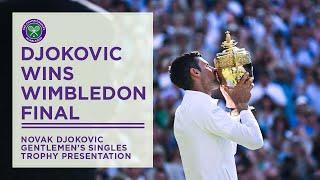 Gentlemen's Singles Trophy Presentation | Wimbledon 2022