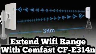 How to extend wifi range using comfast CF-E314n | CF-E314n Bridge (Tagalog Tutorial)