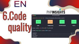 6. PHP Code quality. Code Style. Liters. Static code analysis. PHP Insights. (EN)