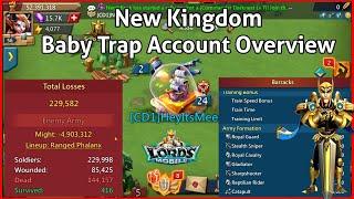 Lords Mobile - Baby Trap Account Overview  in New Kingdom 1663 | GameF1rst #lordsmobile