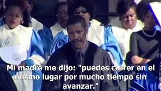 Denzel Washington hablando de lo que realmente importa