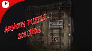 How To Open The Armory for In Silence | Solution for Symbol Combination Puzzle Lock  | HUNT THE RAKE