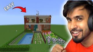 I build a big house in Minecraft #minecraft