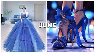 Choose your Birthday Month and see your Matching Gown and heels  #treanding#viral#videos