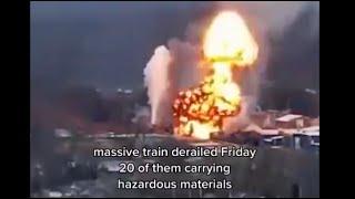 The Ohio railcar explosion, as bad as chernobyl?