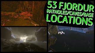 50 plus FJORDUR PVP Ratholes/Caves/Hidden Base Locations