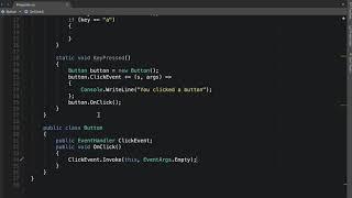 C# Tutorial: Events/Event Handlers