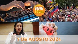 Noticias en la Mañana en Vivo ️ Buenos Días Miércoles 7 de Agosto de 2024 - Venezuela