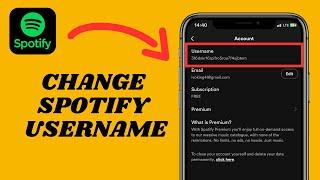 How To Change Your Spotify Username