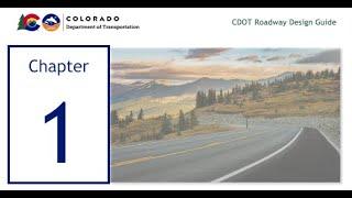 CDOT TETP Insights: 2023 RDG Chapter 1 - Supplement to a New Framework for Geometric Design