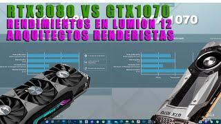 LUMION 12 COMPARANDO RTX 3080 VS GTX 1070 | ARQUITECTO RENDERISTA