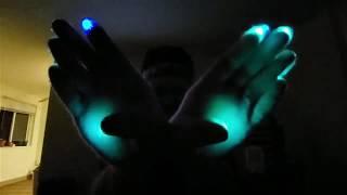 Gloving Light Show ft. Flipper - Atom LED Gloves Sandbox Switch | FuturisticLights.com