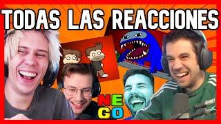 TODAS LAS REACCIONES A MIS ANIMACIONES  (Auronplay, Rubius, Axozer, Willyrex) - Nego