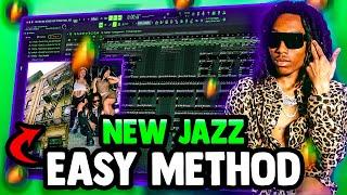 HOW TO *EASILY* MAKE NEW JAZZ BEATS FOR LIL TECCA WITH THIS! | FL STUDIO TUTORIAL