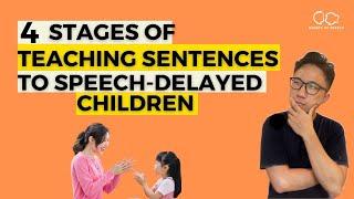 4 Stages of Teaching Sentences to Speech Delayed