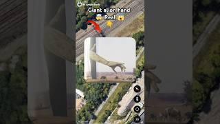 Giant alion hand is real?  on google maps and google earth  #shots #hrgoogleearth