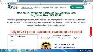 How to import Purchase with inventory data from Excel to Tally Software