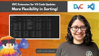 DVC Extension for VS Code Product Update: Sort Commits and Experiments by Metrics