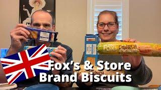 Fox's and Store Brand Biscuits from the UK