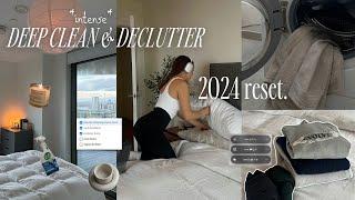 *intense* 2024 RESET | DECLUTTER & DEEP CLEAN WITH ME, this will motivate you...