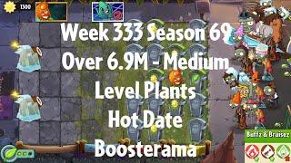 (Over 6.9M - Hot Date Boosterama) PvZ2 Arena Week 333 S69, Medium Level Plants - Jade League