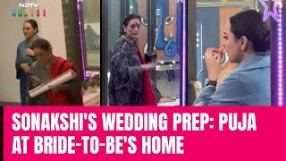 Sonakshi's Wedding Prep: Puja At Bride-To-Be's Home, Shatrughan Sinha And Family Spotted