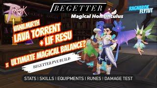 Ragnarok Mobile | Begetter - Magic Homunculus (PVE Build + Dmg Tests) #ROM #RagnarokMEternalLove