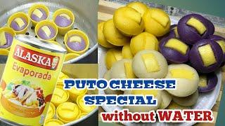 HOW TO MAKE PUTO CHEESE WITHOUT WATER/PUTO CHEESE SPECIAL/PUTO RECIPE/PANLASANG PINOY RECIPE