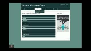 Placement Management System  | PHP and MySQL Project Source Code | PHP MySQL CRUD Project