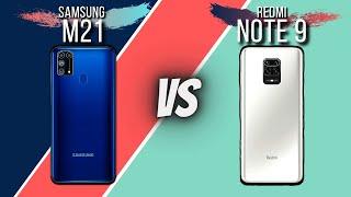 SAMSUNG M21 VS REDMI NOTE 9| Detailed Comparison M21 vs Redmi Note 9| Tecnicos